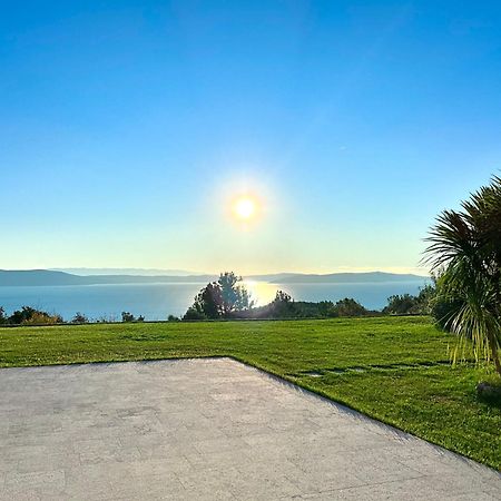 Luxury Panorama Vila With Amazing Seaview In Gondolici 7 Km From Rabac Labin  Bagian luar foto