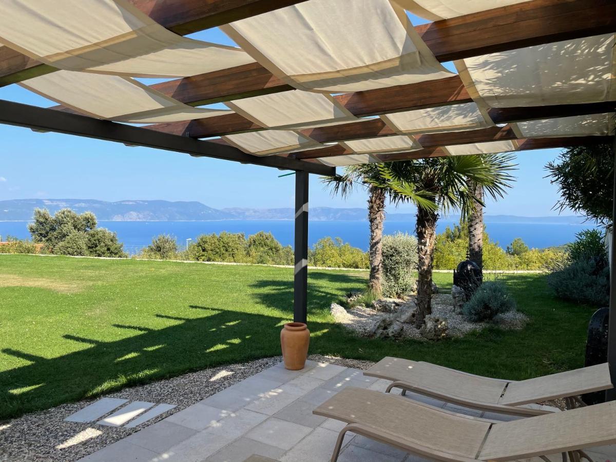 Luxury Panorama Vila With Amazing Seaview In Gondolici 7 Km From Rabac Labin  Bagian luar foto