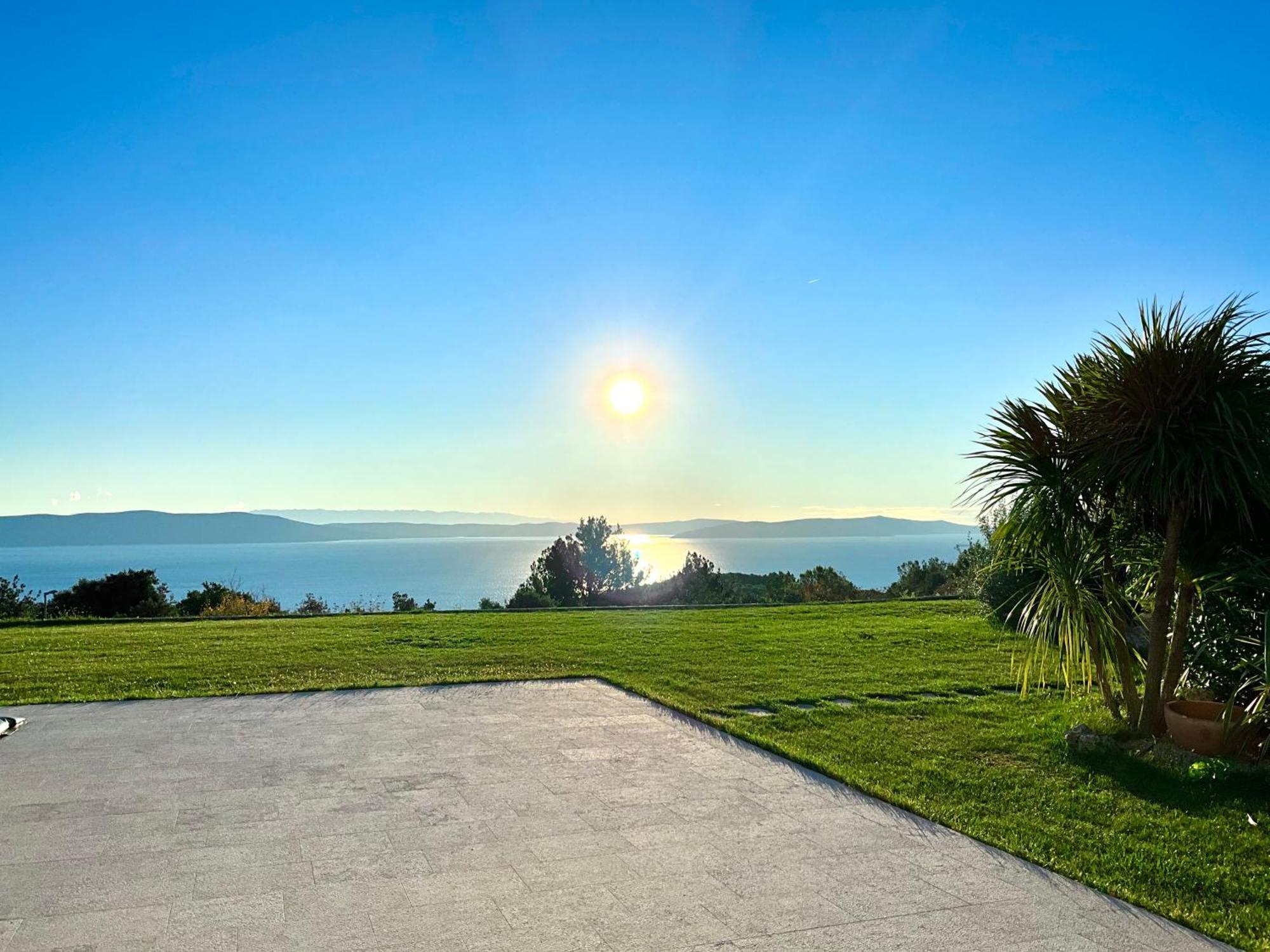 Luxury Panorama Vila With Amazing Seaview In Gondolici 7 Km From Rabac Labin  Bagian luar foto
